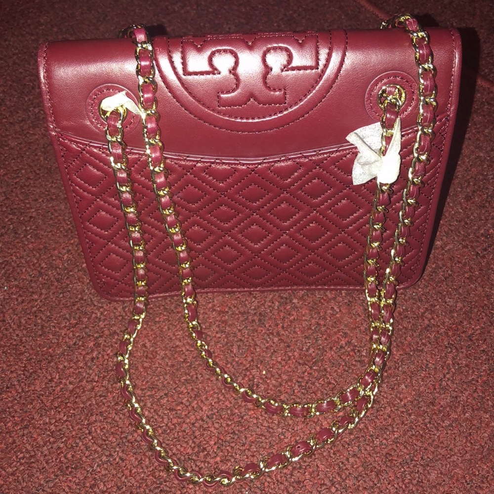 Wine Tory Burch bag
